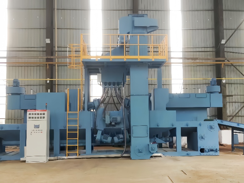 Wire Mesh Shot Blasting Machine For Stainless Steel Casting Parts