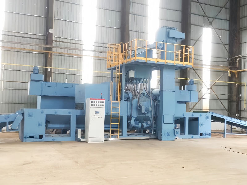 Wire Mesh Shot Blasting Machine For Stainless Steel Casting Parts