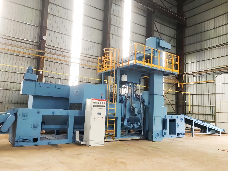 Wire Mesh Shot Blasting Machine For Stainless Steel Casting Parts