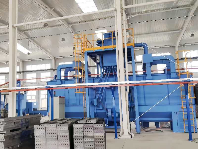 Wire Mesh Shot Blasting Machine For Aluminum Template