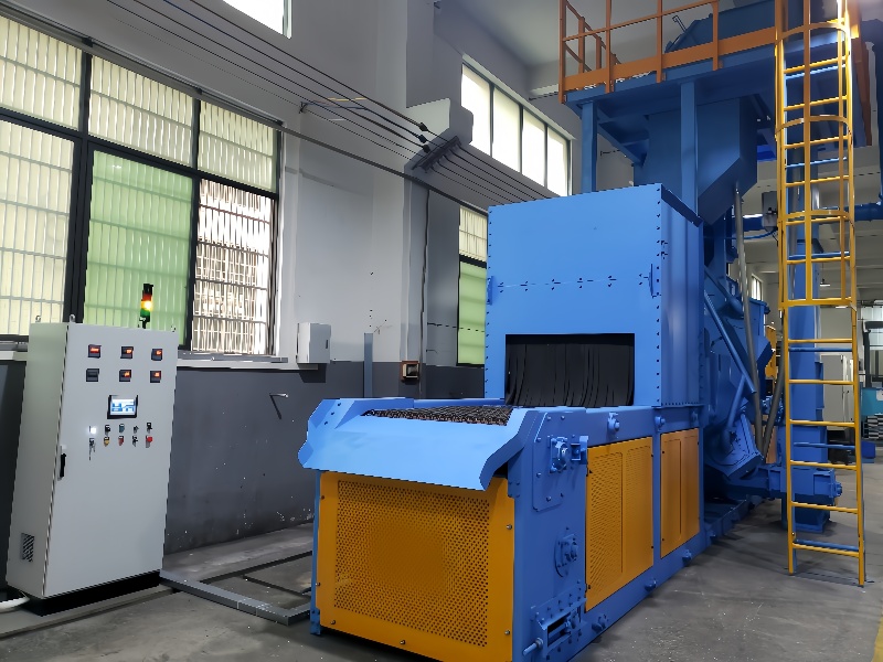 Wire Mesh Shot Blasting Machine For Aluminum Die Casting Parts