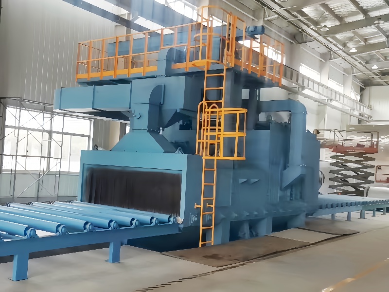 Steel Plate Pretreatment Shot Blasting Line