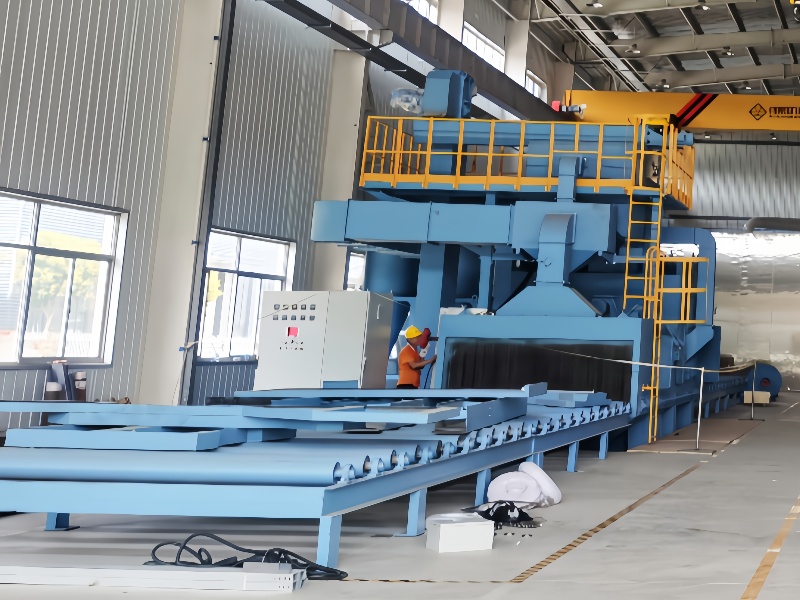 Steel Plate Pretreatment Shot Blasting Line