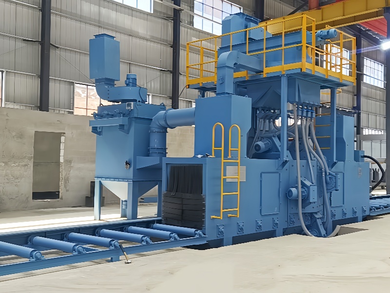 Roller Conveyor Shot Blasting Machine For Steel Structure