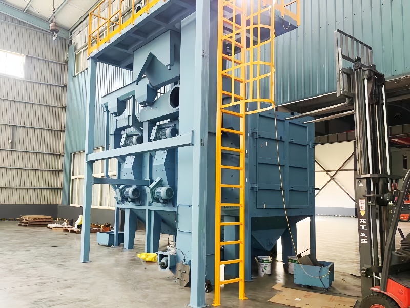 Catenary Pass Shot Blasting Machine