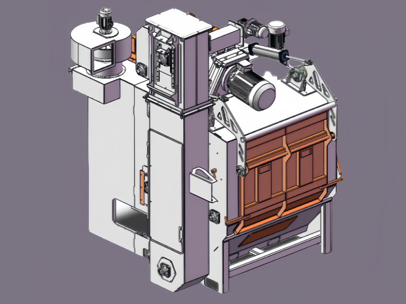 MZ-3210 The Newest Tumble Belt Shot Blasting Machine