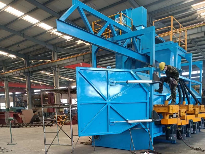 Single Shaft Wire Shot Blasting Machine