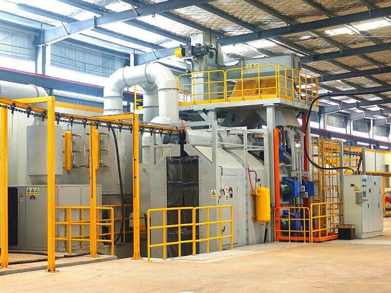 Composition of Rotary table Shot Blasting Machine(图1)